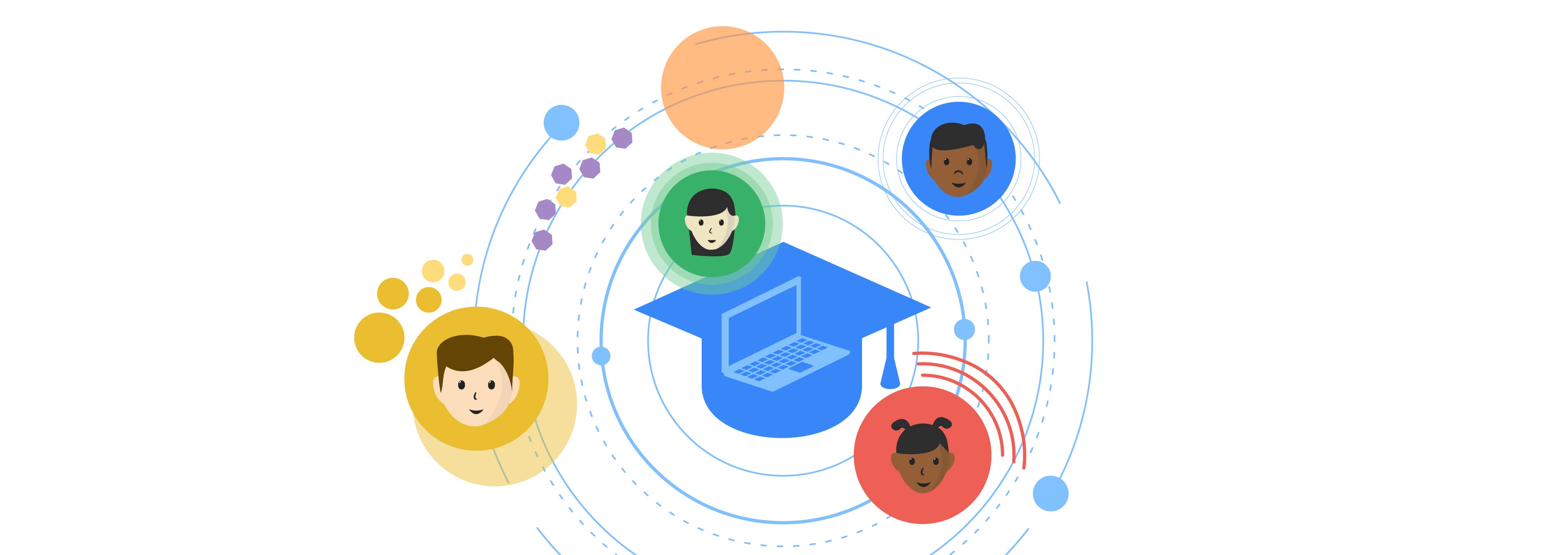 Technology education with students Image of technology education with students